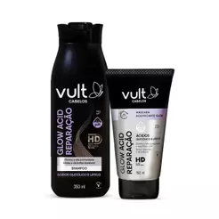 Combo Glow Acid Reparação: Shampoo 350ml + Máscara Acidificante 150ml