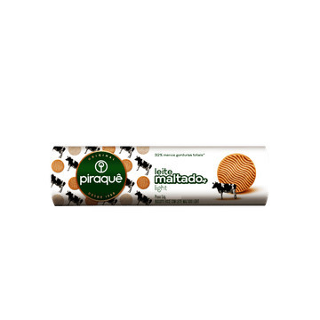 Piraquê Biscoito leite maltado light 132g