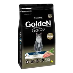 Ração Premier Golden Gatos Castrados Sênior Frango 3 Kg