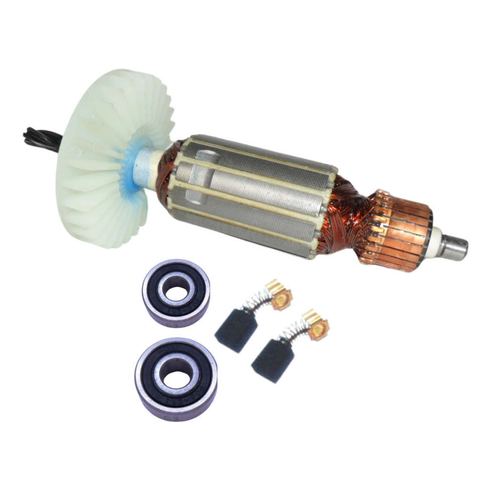 HR2475 Makita Martelete Induzido Rotor 220V Rolamentos Escovas Carvão