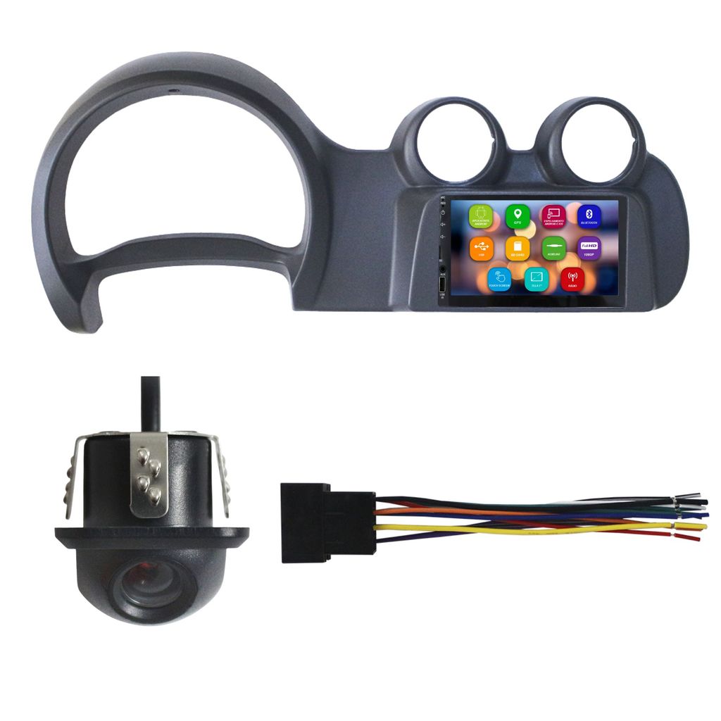 Kit Multimídia 7 Pol Uno Vivace 10 A 14 Fiorino 15 Em Diante Android 2Gb Ram 32Gb Flash Quad-Core 2 Din Cinza Wifi Gps em Oferta na Shopee