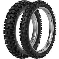 Par Pneu Rinaldi 80/100-21 e 110/100-18 RMX35 CRF Tenere Lander WR YZ XR250 Motocross Trilha