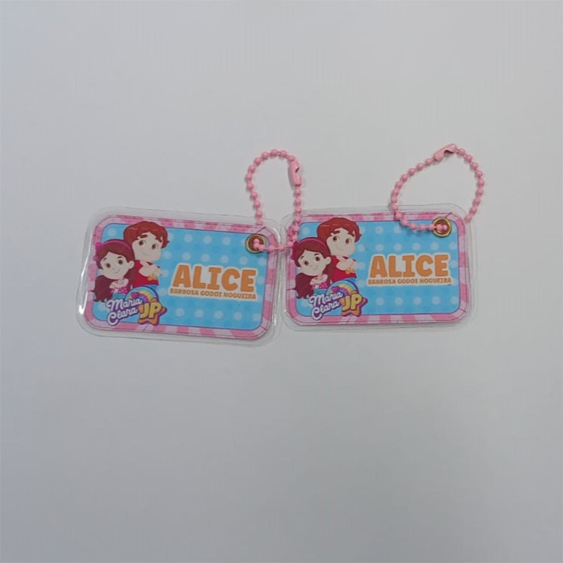 Tag Personalizada - Identificação para Mochila e Estojo  - Tema a Escolher em Oferta na Shopee