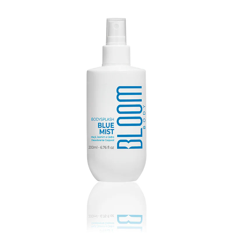 Blue Mist Body Splash 200ml Desodorante Colônia Fragrância Fresca Sofisticada Bloom