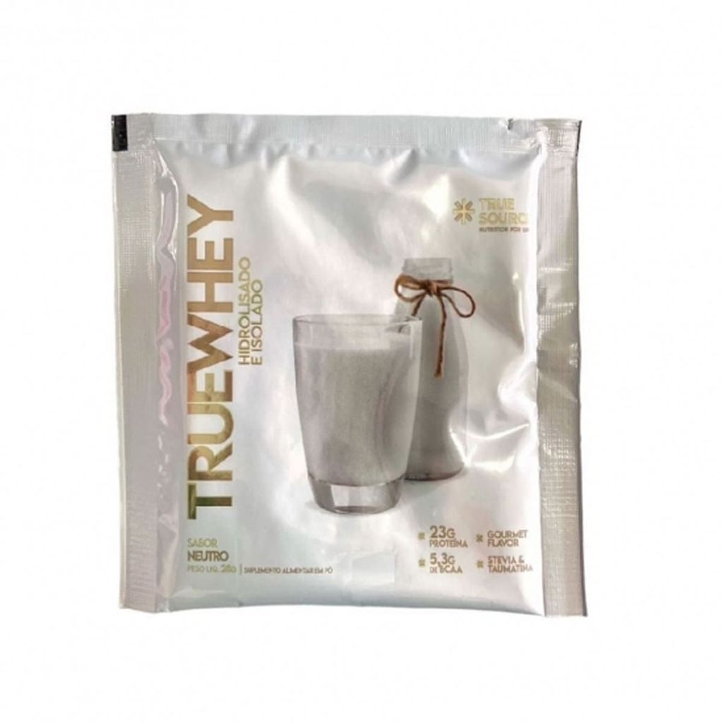 True Whey Hidrolisado e Isolado - 1 Sachê 28g Natural - True Source em Oferta na Shopee