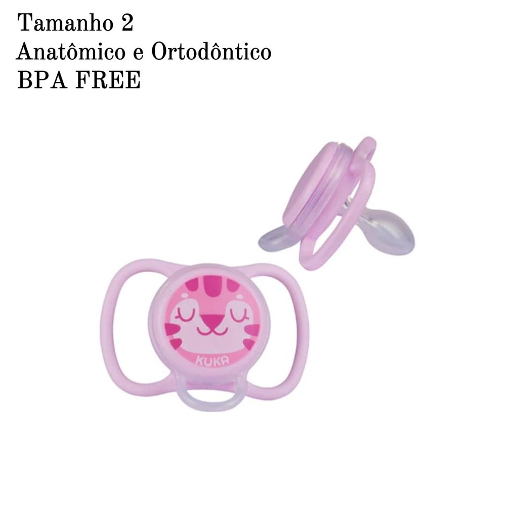 Chupeta Bebê Kuka Fresh Universal Tamanho 2 em Oferta na Shopee