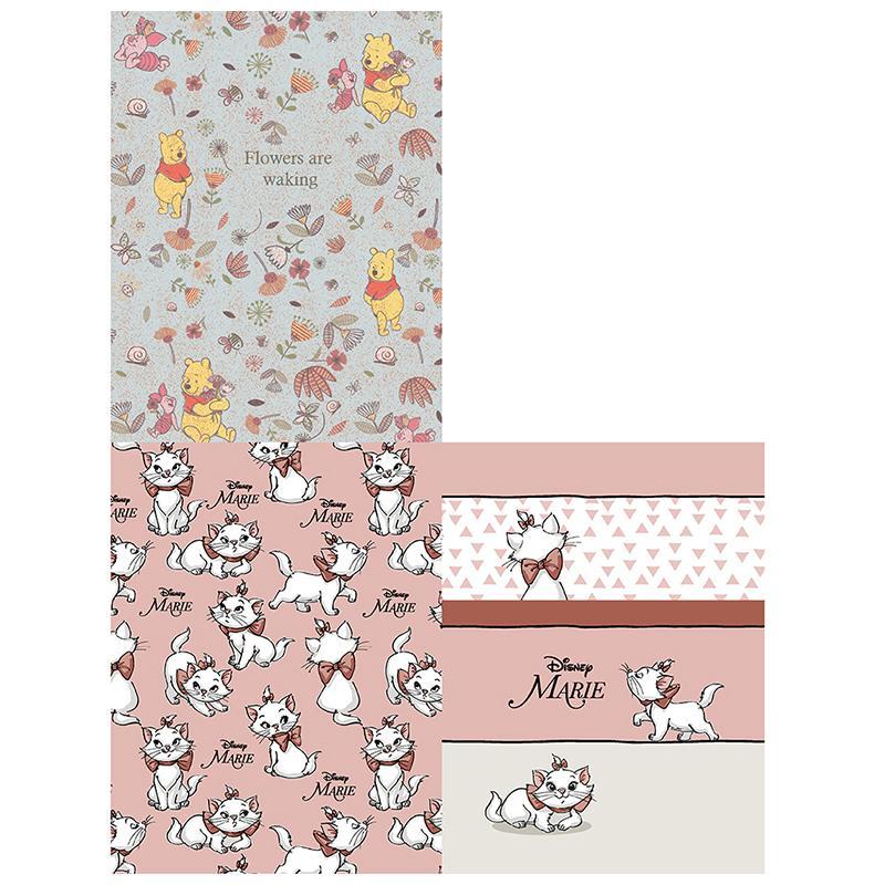 Kit 3  Cadernos  Universitário 10 Materias Pooh e Marie em Oferta na Shopee
