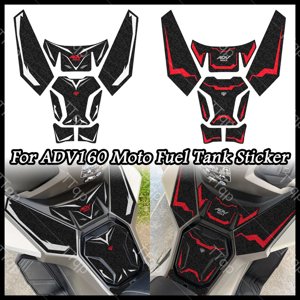 Para Honda ADV160 ADV 160 Adesivos Do Tanque De Combustível Da Motocicleta Fosco Anti-Deslizamento Moto Scooter Corpo Ól