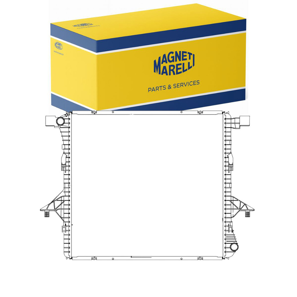 Radiador De Água Amarok 2010 A 2013 - Magneti Marelli RMM1119VW