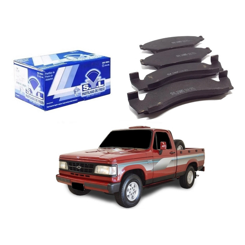 Pastilha Freio Dianteira, Pick-up D20 3.9 4.0 1985 A 1993 em Oferta na Shopee