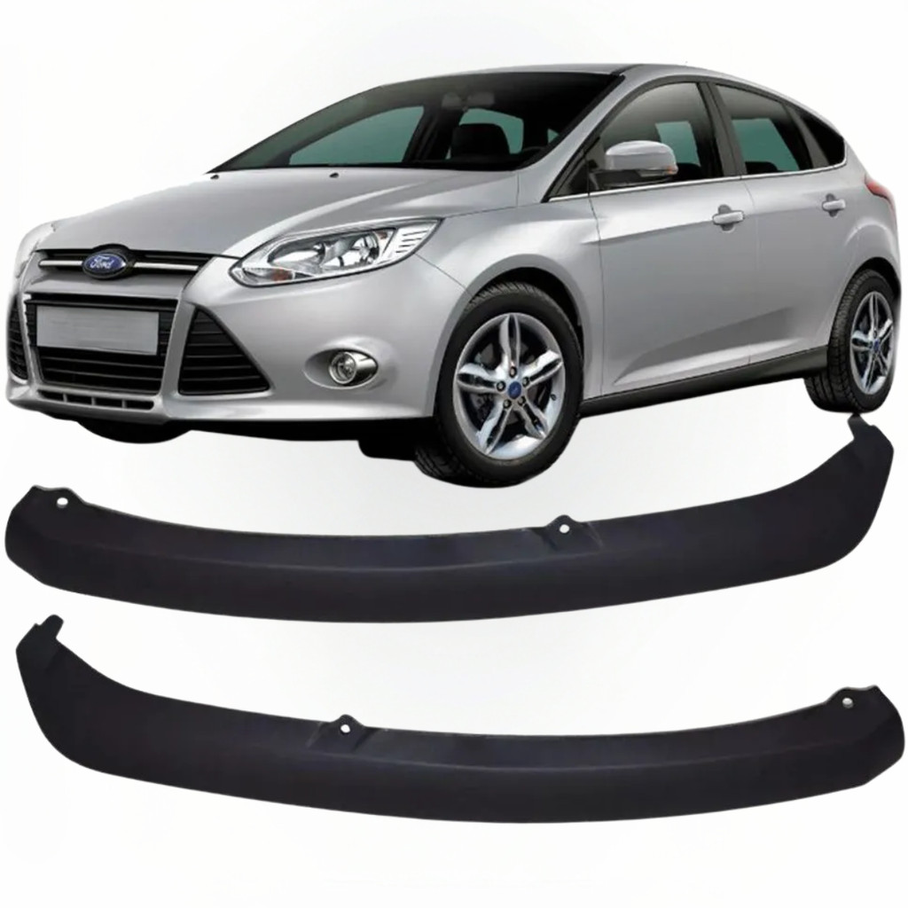 Par de Saia Spoiler Dianteiro Ford Focus 1.6 e 2.0 16V Flex de 2014 À 2015