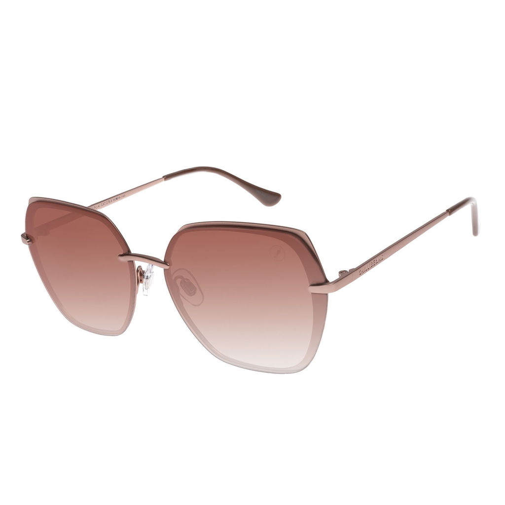 Óculos de Sol Feminino Chilli Beans Clássicos Quadrado Rosé em Oferta na Shopee