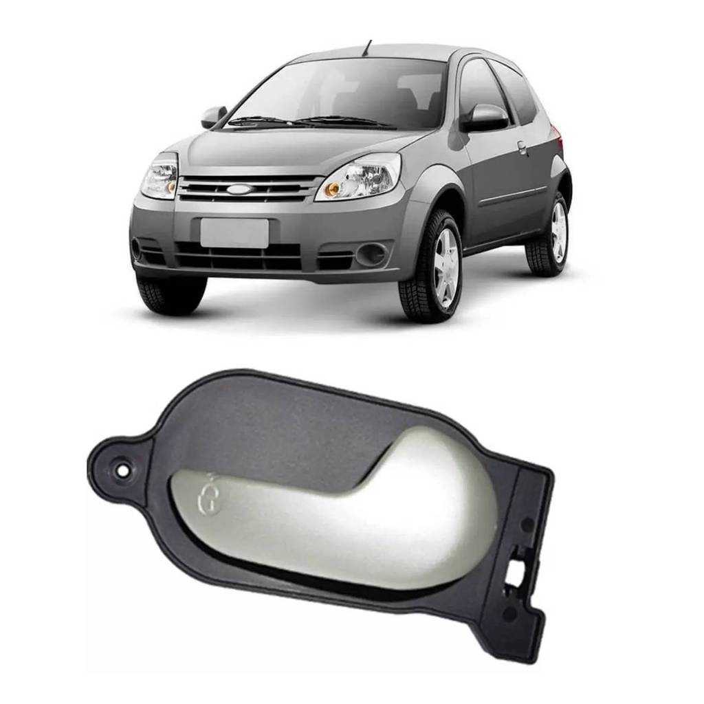 MACANETA FIESTA AMAZON ECOSPORT PRATA INTERNA LADO ESQ em Oferta na Shopee