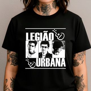 Camiseta Unissex Banda Legião Urbana Renato Russo Algodão Blusa Feminina Camisa Masculina em Oferta na Shopee