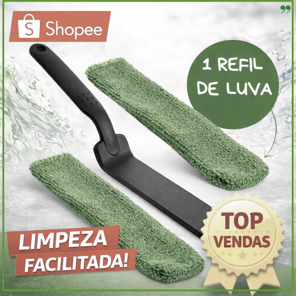 Kit Limpa Box e Blindex Limpador De Vidro Limpeza de Vãos Cantos AKORA