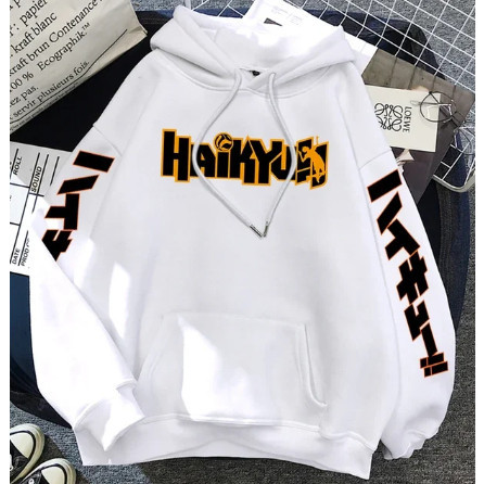 Blusa Moletom Canguru Frio Inverno Unissex Japão Anime Haikyuu em Oferta na Shopee