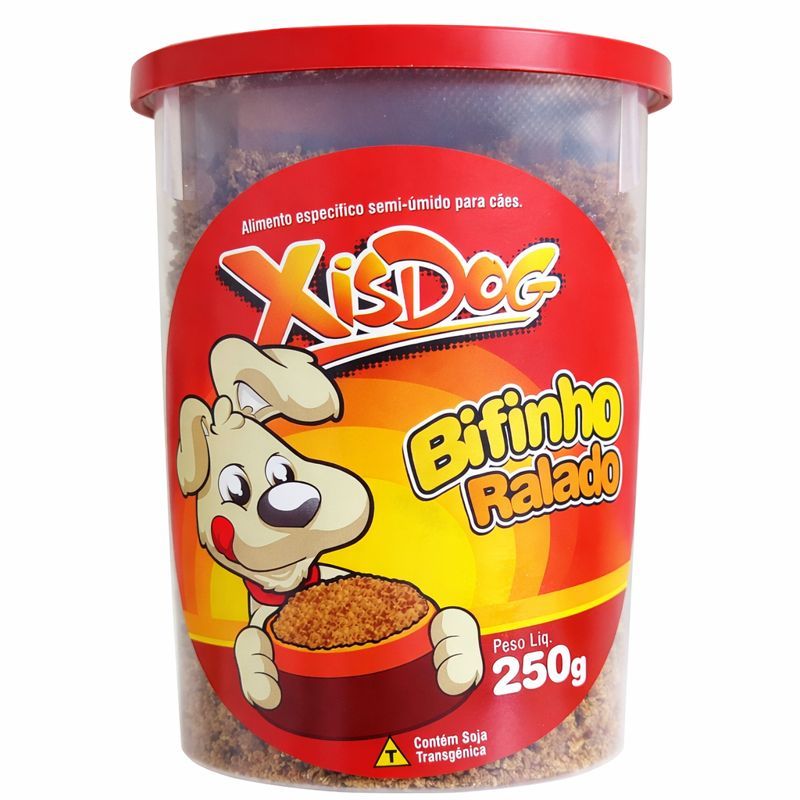 BIFINHO RALADO XISDOG POTE 250G