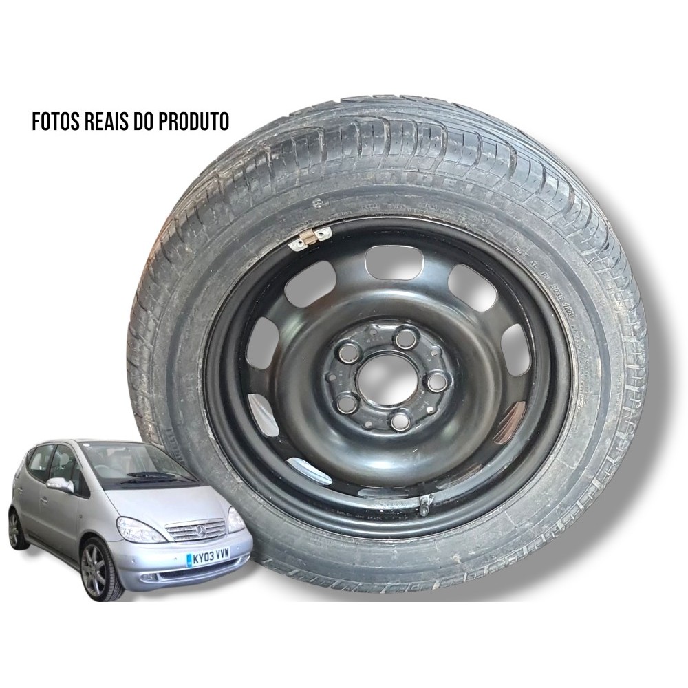 Estepe Mercedes Classe A160 1999 A 2005 195/55 Aro 15