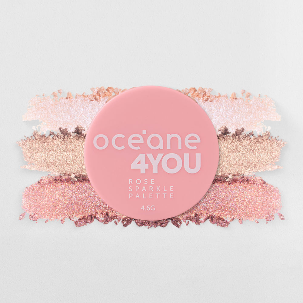 Trio de Sombras - Rose Sparkle Palette 4you 4,6g