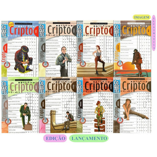 Kit 3 Livro Cripto Médio Coquetel