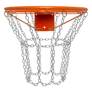 Rede De Basquete Corrente Galvanizada Classic Com Argola 10 Pontas