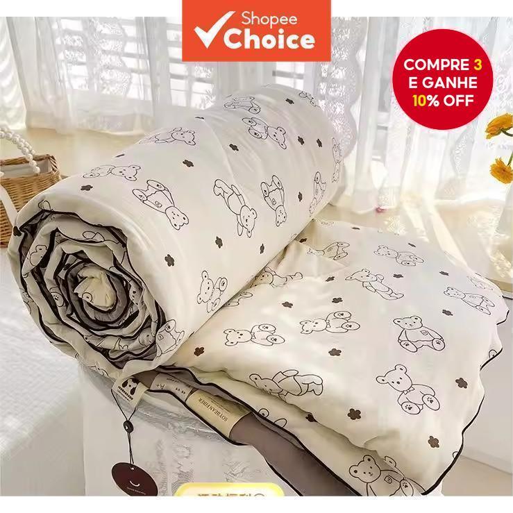 1Pc Colcha De Fibra De Soja De Fio Duplo Para Mãe E Bebê Macio Fresco Lavável