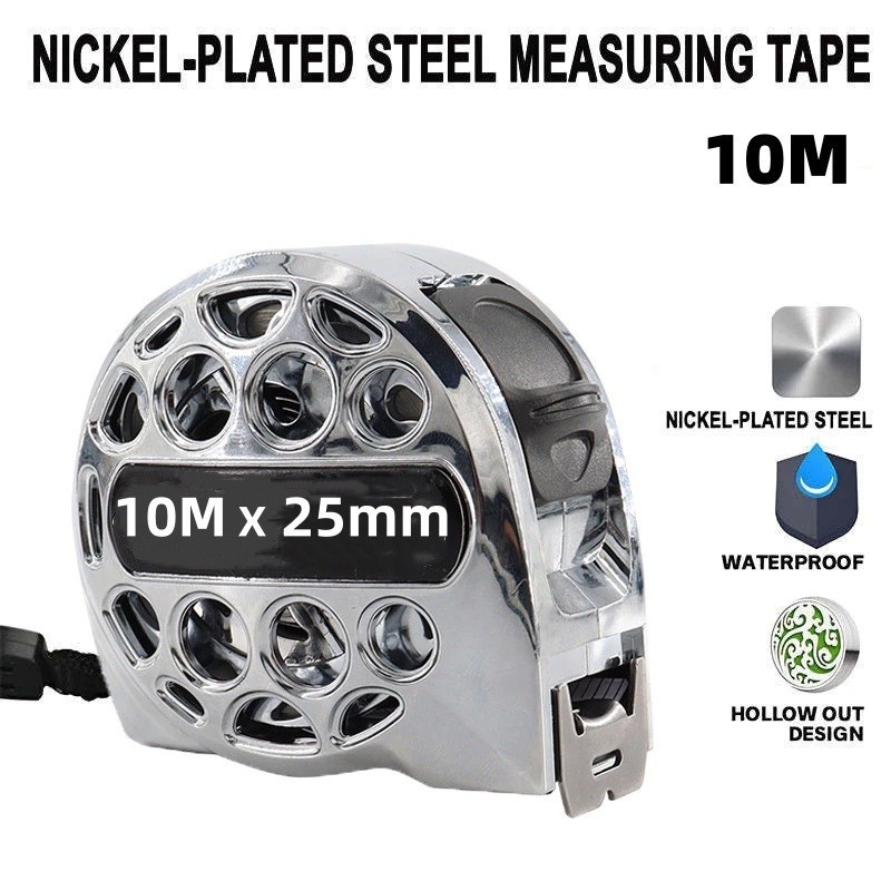 [Vendas Diretas Da Fábrica] Fita Métrica De Aço Inoxidável De Alta Precisão 10M-Durável Para Medidas Profissionais em Oferta na Shopee
