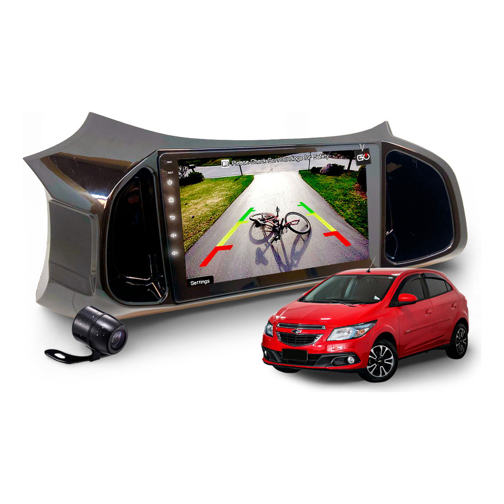 Multimídia Mp10 Carplay Chevrolet Onix 2012 À 2016 + Chicote