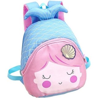 Mini Mochila Infantil Sereia Mochilinha Escolar Criança Fundo Do Mar