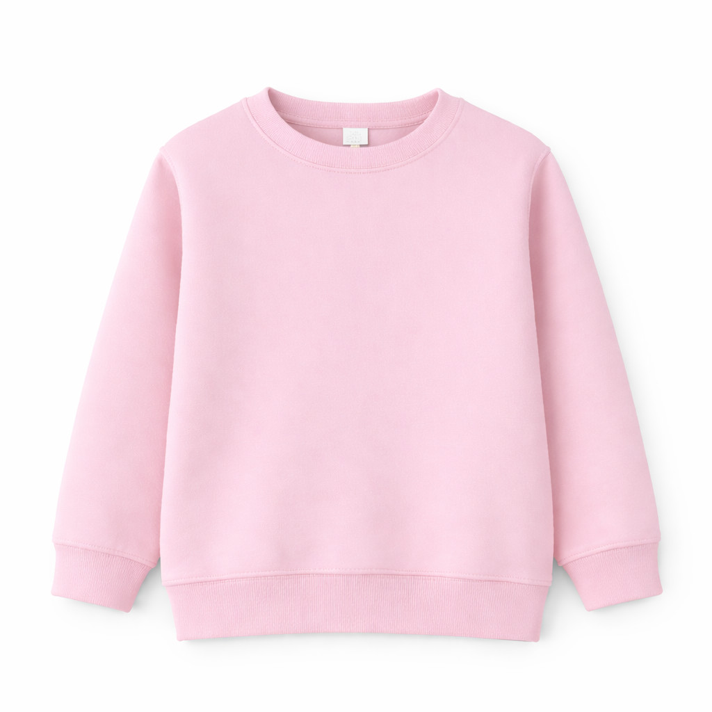 Moletom Careca Infantil Flanelado Unissex Blusa De Frio Lisa Lançamento Escola Envio Imediato