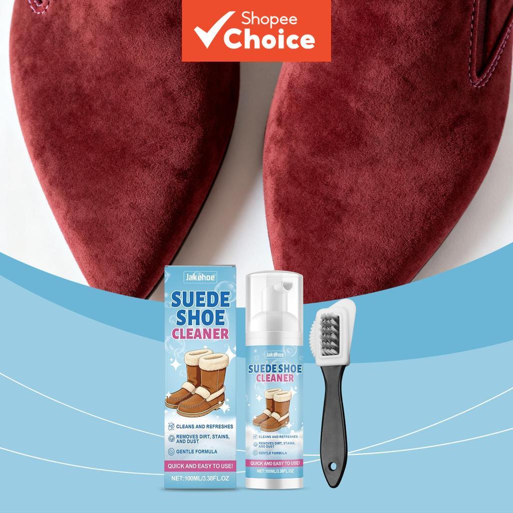  Kit de Cuidados para Sapatos de Camurça Jakehoe, Escova Removedora de Manchas e Poeira para Botas de Neve Sintéticas