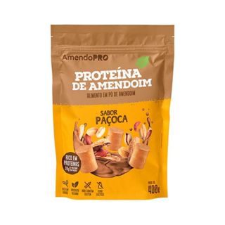 Proteina de Amendoim - Refil 400g Paçoca - AmendoPro em Oferta na Shopee