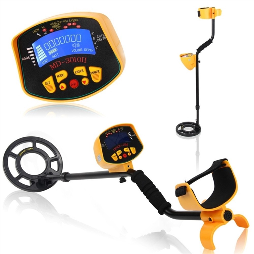 DETECTOR DE METAL METAIS OURO PRATA BRONZE TESOURO MOEDA JOIAS RESISTENTE A AGUA DIGITAL COM DISPLAY LCD PROFISSIONAL