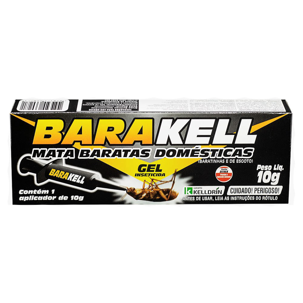 BaraKell Gel Inseticida Mata Baratas 1 Aplicador de 10g em Oferta na Shopee