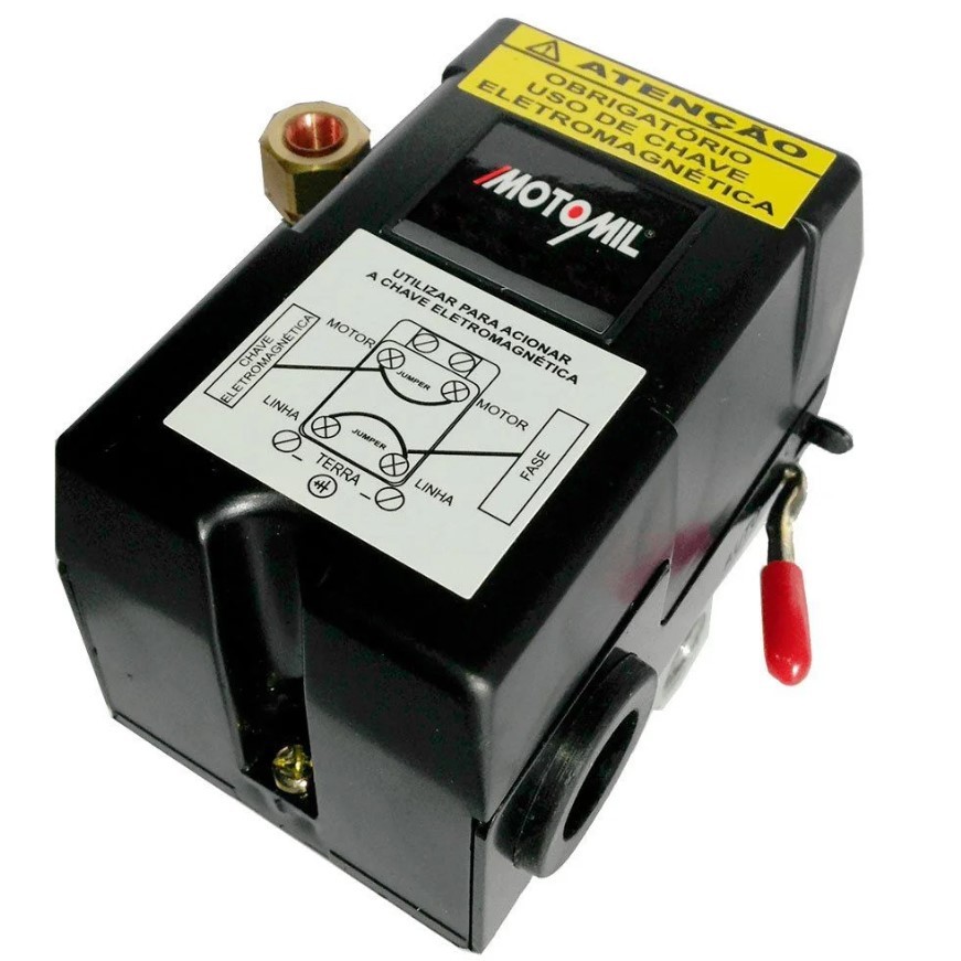 00036348.2 PRESSOSTATO AUTOMÁTICO 135-175LBF 4 VIAS COM ALANCA MOTOMIL