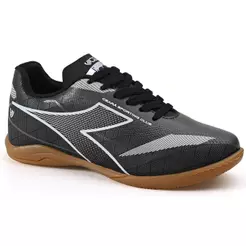 Chuteira Unissex Diadora Ceará SC Futsal Preto e Branco