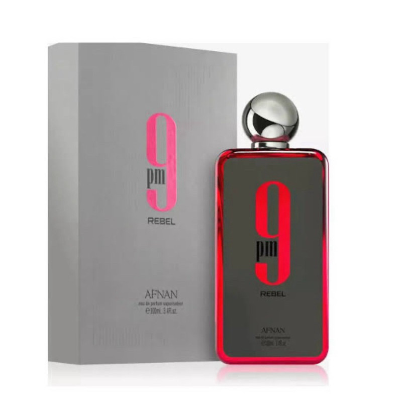Perfume 9pm Rebel Afnan 100Ml Unissex — R$ 179,90 em Shopee