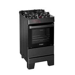 Fogão Ideal Top Bivolt 4 Bocas Automático Mesa de Vidro Esmaltec