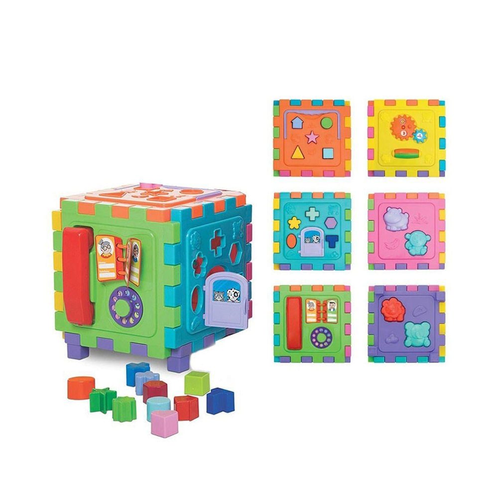Cubo Didático Mercotoys Grande em Oferta na Shopee