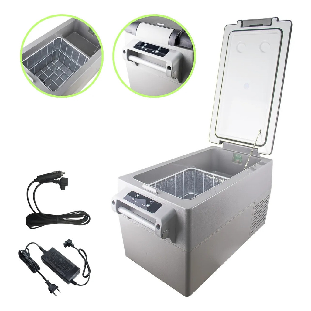 Geladeira Portátil 35l Caminhão Carro Motorhome Quadrivolt