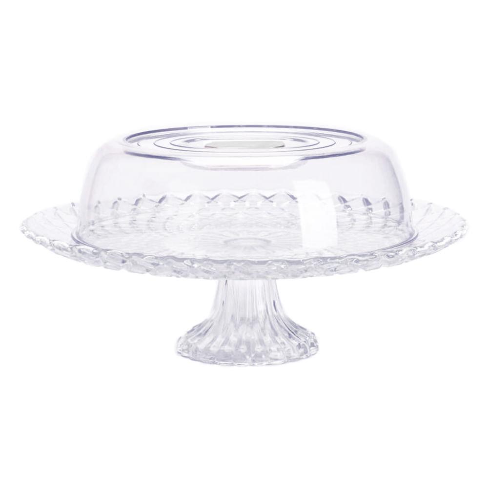 Boleira de vidro com Tampa de Plastico Confit CV244787 Cazza em Oferta na Shopee