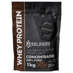 Kit: 6kg Whey Protein Concentrado Soldiers Nutrition Proteína Muscular