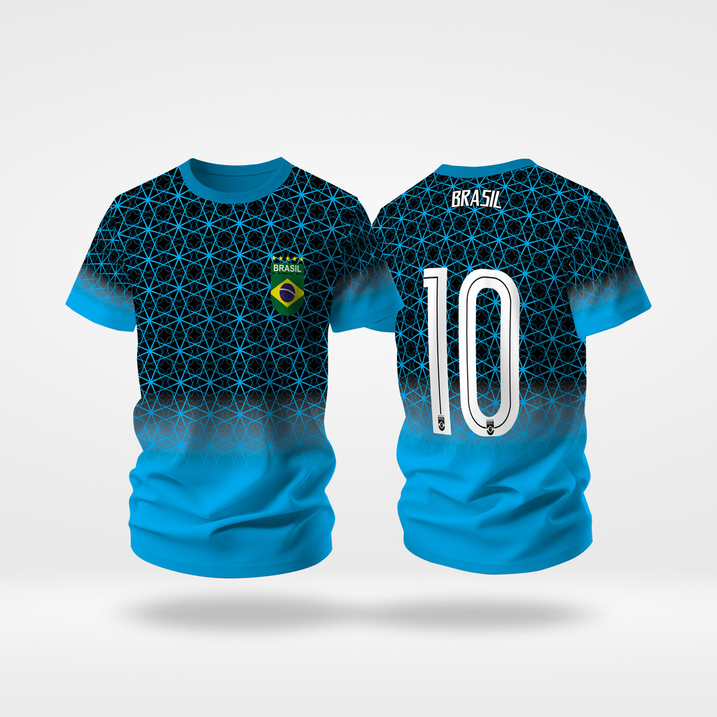 CAMISA  DO BRASIL EM MALHA DRY - FIT MODELO  4