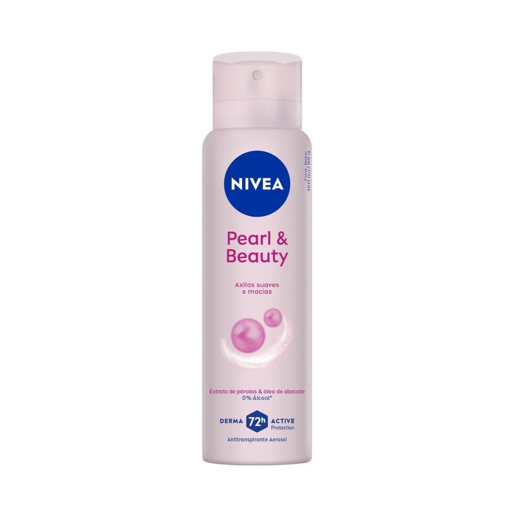 Desodorante Aerosol Nivea Pearl Beauty Feminino 150ml