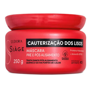 Máscara Capilar Siàge Cauterização dos Lisos 250g em Oferta na Shopee