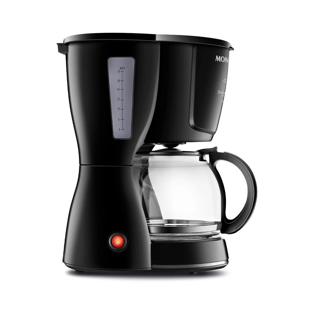 Cafeteira Elétrica Mondial Dolce Arome Preta 18 Xícaras - 220V em Oferta na Shopee