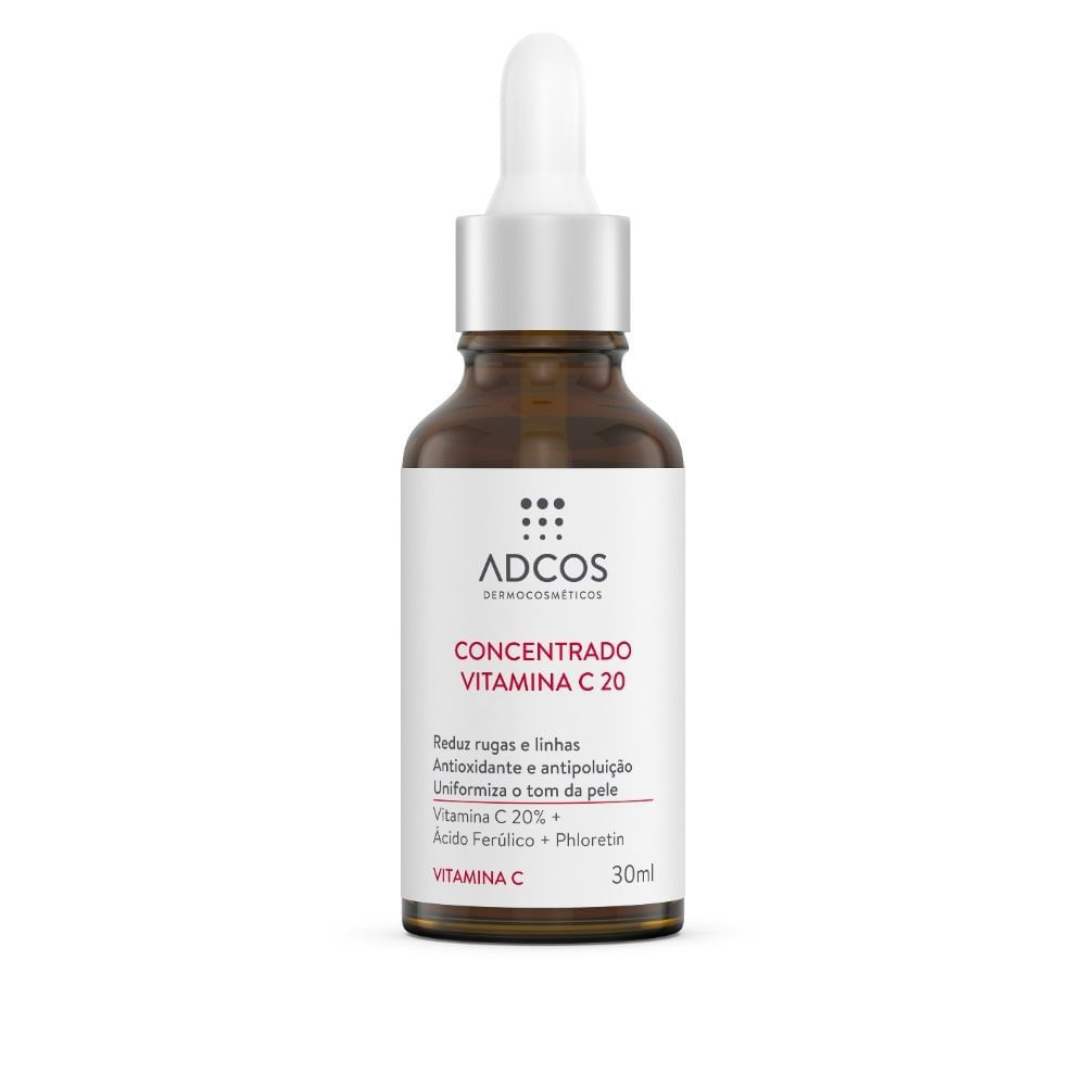 Derma Complex Concentrado Vitamina C 20 Adcos Serum Anti-idade 30ml em Oferta na Shopee