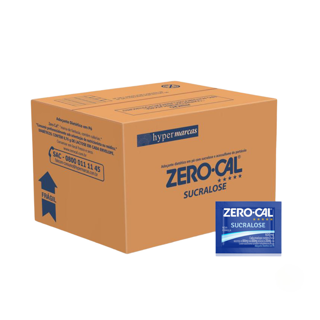 Adoçante em Pó Sucralose com 1.000 Unidades Zero Cal em Oferta na Shopee