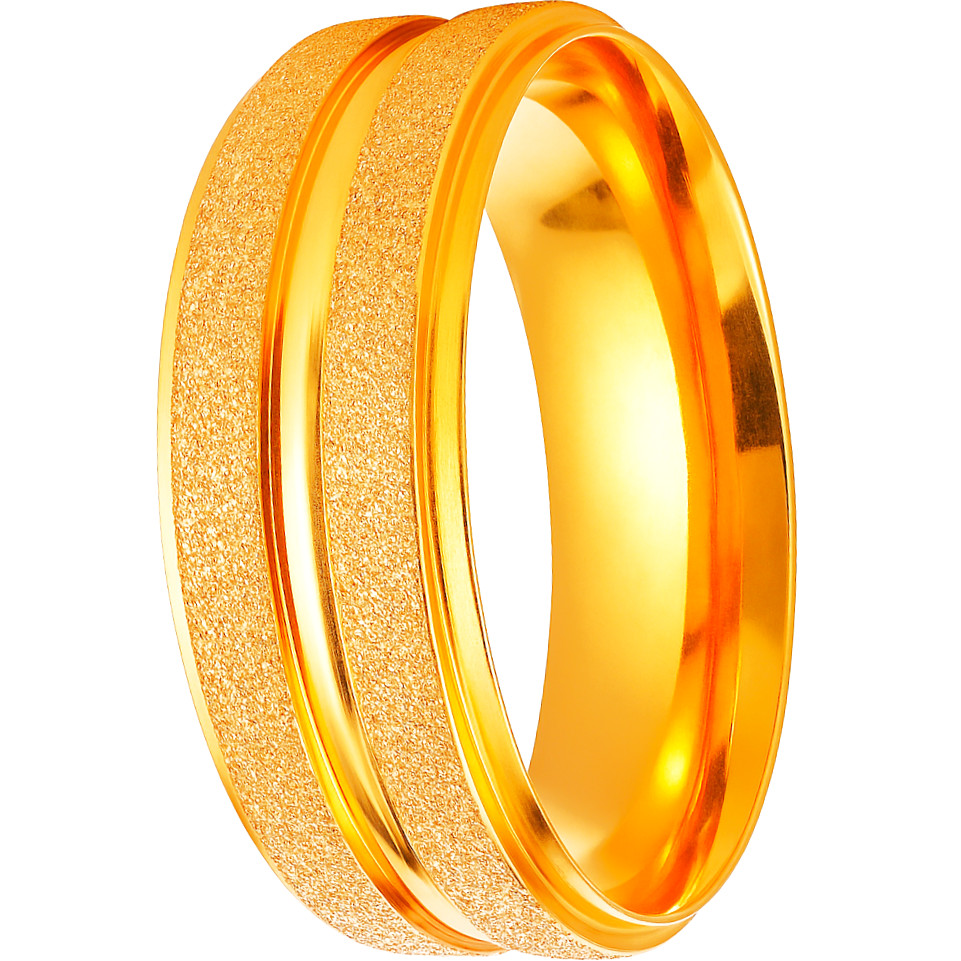 Aliança 6mm Compromisso Ouro 18k Linha Meio Anatomica Casal