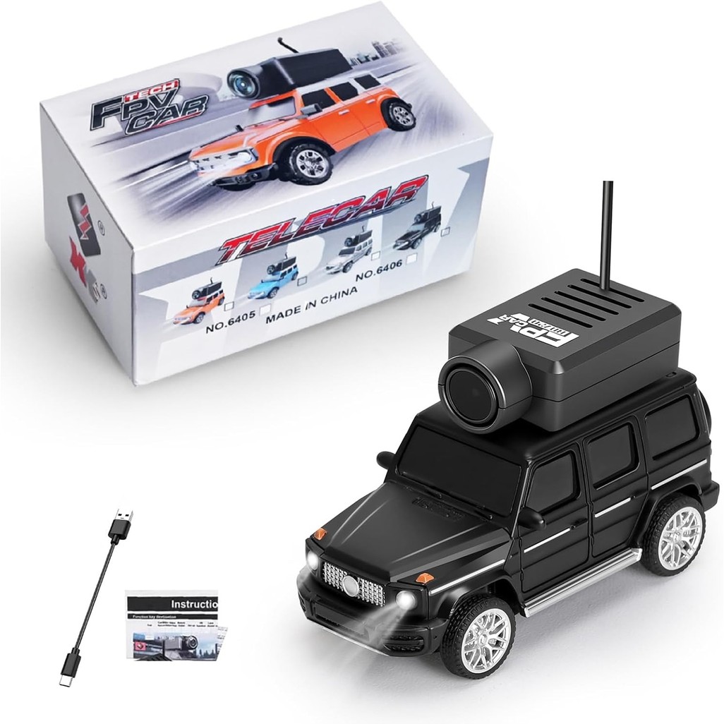 Mini Carro RC , De Drift FPV Em Escala 1 : 64 Com Câmera HD 720P , Controle De Aplicativo WiFi De 2.4 Ghz Brinquedos De 